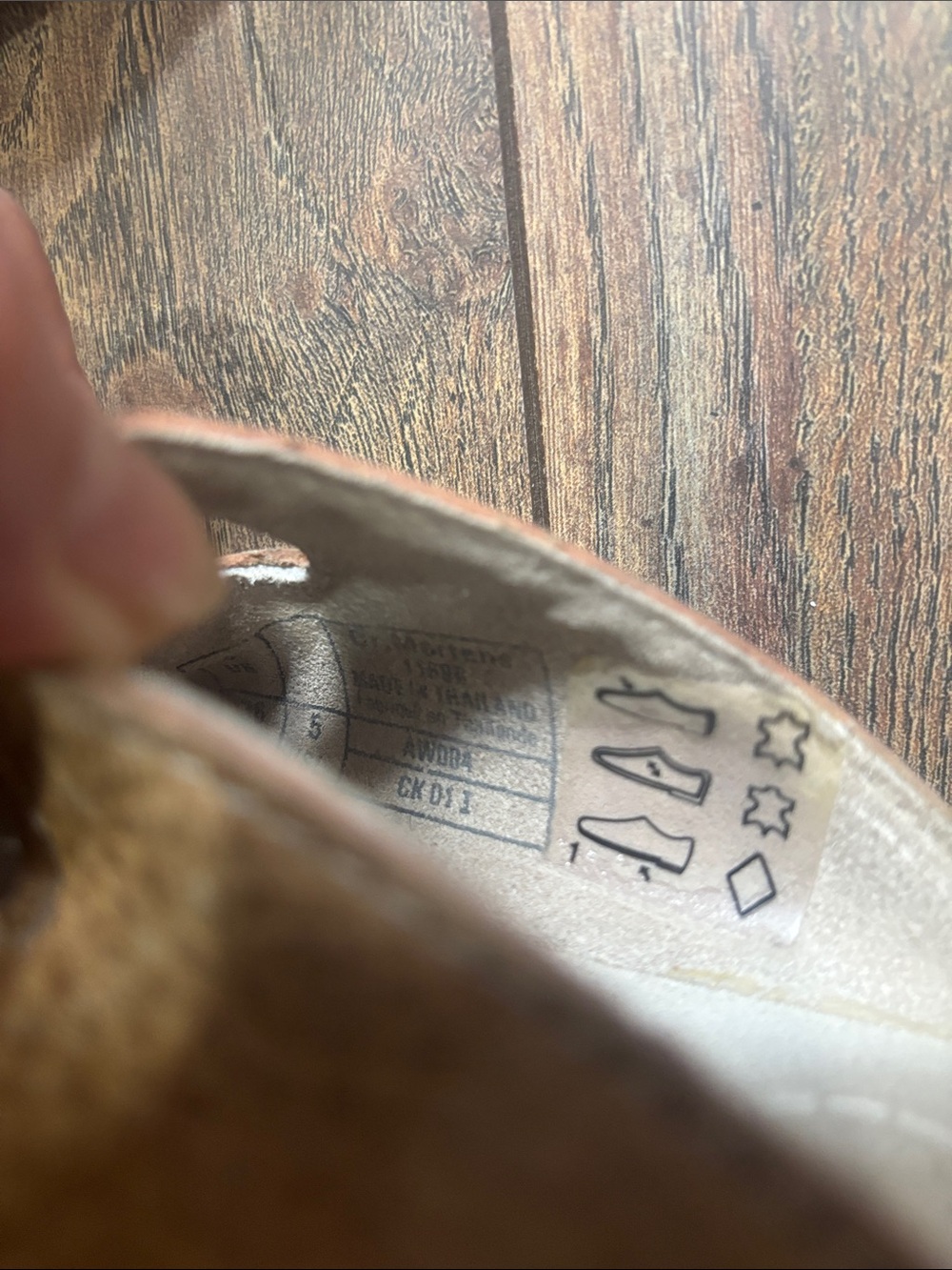 Vintage Dr. Martens Brown Leather Floral Cutout Slide Sandals - Picture 10 of 10